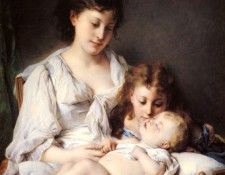 Jourdan Adolphe Maternal Affection. , 
