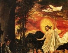 Altdorfer Albrecht Resurrection Of Christ. Альтдорфер, Альбрехт