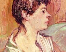 Toulouse-Lautrec Portrait of Marcelle, 1893-94, oil on cardb. �����-������, ���� ��