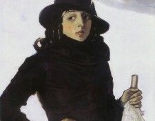 am-Tadeusz Pruszkowski Portrait of the Artists Wife. Pruszkowski 