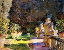 Sargent John Singer Villa di Marlia Lucca. ,  