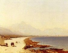 Gifford Sanford Robinson The Road by the Sea Palermo Italy. , Sanford 
