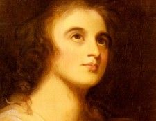 Romney George Portrait Of Emma Hamilton. , 