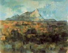 Mont Sainte-Victoire Seen from Les Lauves (Switzerland). , 