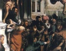 TINTORETTO MIRACOLO DI SAN MARCO,DETALJ, VENEDIG. , 
