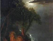 Bierstadt Albert Campfire Site Yosemite. ��������, �������