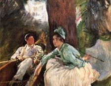 Sargent John Singer By the River. ,  