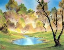 bob ross csg018 quiet pond. , 