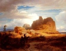 Achenbach Oswald Don Quixote and Sancho Panza. Achenbach, 
