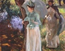 sargent two girls with parasols 1888. ,