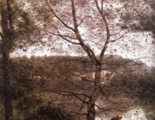 Corot Ville dAvray, detail, exhibited 1870, oil on canvas, . ����, ���-������-������