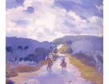 fl art015 horseback-riders(louis charles-vogt)1930.  , 