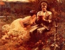 Hacker, Arthur - The Temptation of Sir Percival (end. , 