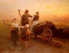 Salmson Hugo Federick Return From The Fields. Salmson ��� Federick