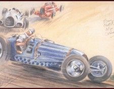 c 1936 bugattis attempt to repsule the rising might of germany.  