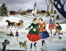 Cahoon, Martha - Ice Skating in New England (end.  
