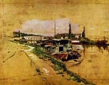 La Senna a Bougival. Boldini, ��������