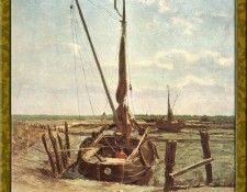PO Vp S1 14 Franz Courtens-La barque  moules. Courtens, 