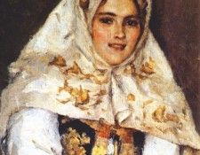 surikov a siberian beauty (yekaterina rachkovskaya) 1891. , 