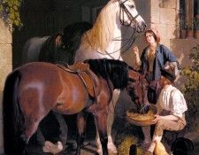 Herring Snr John Frederick Feeding The Arab. ,  