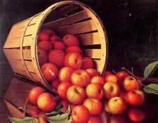 Apples Tumbling From A Basket. �������, ���� �����