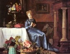 Noter David De Peeling An Orange. ,    