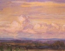 Eugen Prins A View From The Park At Dala Manor. , 