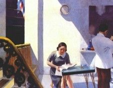 hopper the barber shop 1931.  