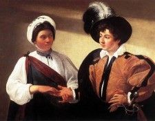 Caravaggio - The Fortune Teller - Louvre. ,   