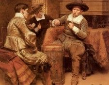 Ribera Roman Partida De Cartas. ����, �����