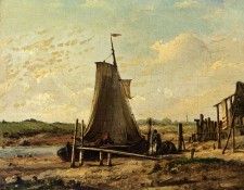 Greive Johan Conrad Low Tide. Greive  