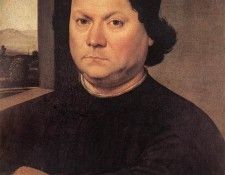 Lorenzo di Credi Portrait of Perugino c1504.   