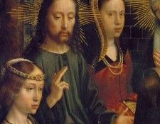 David,G. The marriage at Cana, ca 1500, Detalj, 100 x 128 cm. �����, �����