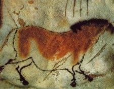 CAVE PAINTING - HORSE, C 15,000-10,000 BC.  
