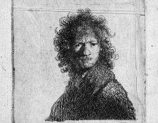 Rijn van Rembrandt Self portrait 4 Sun. ,  