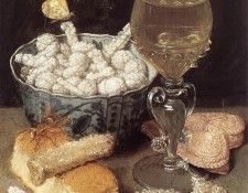 FLEGEL Georg Still Life With Bread And Confectionary. , 