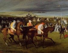 Degas Edgar At the Races the Start. , --