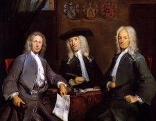 Troost Cornelis Three of Surgeons guild Sun. Troost, ��������