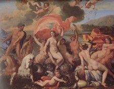 Poussin The Triumph of Neptune and Amphitrite detail. , 