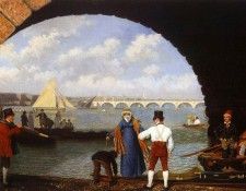 Agasse Jacques Laurent Landing at Westminster Bridge. Agasse, ���-������