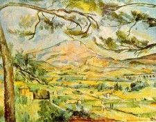 CeZANNE MONT SAINTE-VICTOIRE,1885-87, CORTAULD INST.OF ART,L. , 