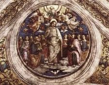 Perugino Pietro The Holy Trinity and the Apostles 1507 8. ���������, ������