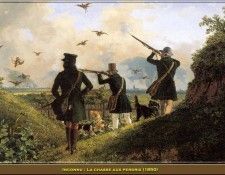 PO HunP 18 Inconnu-La chasse aux perdrix (1850). 