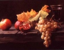 Hyde Still life with Grapes and Pomegranates. Hyde, �����