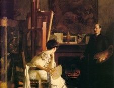 WilliamPaxton InTheStudio c1905. �������, ������ ���������