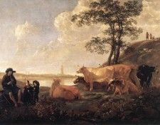 CUYP Aelbert Landscape Near Rhenen. , Aelbert