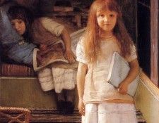 Alma Tadema This is our Corner (Laurense and Anna Alma Tadema). - 