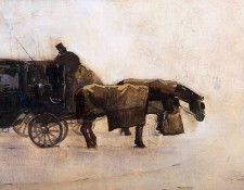 Arntzenius Floris Coaches In The Winter Cold Sun. Arntzenius, 