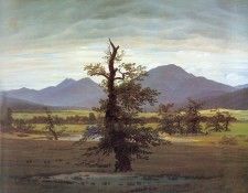 C D Friedrich Landscape with Solitary Tree. ,  