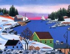 Norris, Joe - Fishing Village in Winter (end. ������, ���